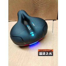 自行車座墊 矽膠避震 超軟加厚透氣中空設計, 如圖所示, 1個