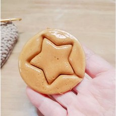 韓國 kingSEOJIN 椪糖DIY遊戲組 不鏽鋼模具 烘焙模具 椪糖 DIY 魷魚遊戲, 1個, 金色