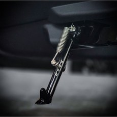 POSH SUI 鋁合金CNC邊柱 側柱 腳柱 鋁合金 直上安裝 白鐵彈簧, 1個, 銀,白鐵