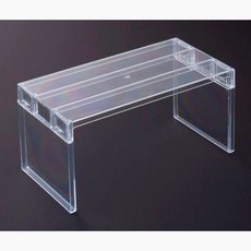 냉장고정리 투명아크릴 주방수납 선반 와이드