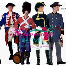 성인 남성 코스프레 중세 무대 궁정병사 장군 스타일 9