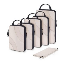 BAGSMART 압축 패킹 큐브 6세트/4세트/2세트 여행용 패킹 큐브 휴대용 여행 가방용 압축 여행 가방 오거나이저 가방 세트 및 여행용 큐브 경량 패킹 오거나이저