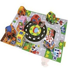 호두상점 케이스키즈 헝겊놀이가방 자동차 소근육발달