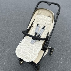 경자세상 유모차풋워머 유모차풋머프 유모차용 보온, 1개, 미스트 아일랜드 로리타 면 패드