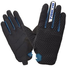 RS 타이치 RS TAICHI 바이크 라이딩그 로브 봄·여름 메쉬 통기성 터치패널 지원 프로텍터 내장 차지 에어그 로브 RST467 DEEP NAVY XXL