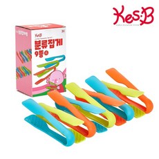 kb 역할놀이교구 손근육발달 물건 분류집게 9종(2310), 01.분류 집게 9종, 1개, 혼합 색상