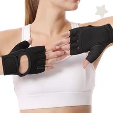손목 보호 헬스 운동 반 장갑 손바닥 패드 미끄럼 방지 통기성 원단 야외 활동, 1개, 상세페이지 참조