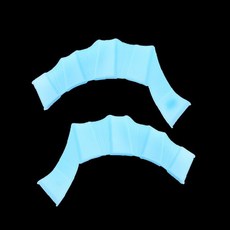 수영 훈련용 물갈퀴 핑거 패들 2p 실리콘 부드러운 착용감 수중 운동 보조 장비, 상세페이지 참조