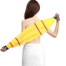 특대형 와이드 때타올, 옐로우, 1개입, 1개