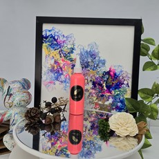 金羽毛 FLUID ART 極光發光炫亮手作夜光漆, 星空夜光紅,100ml, 1個, 無