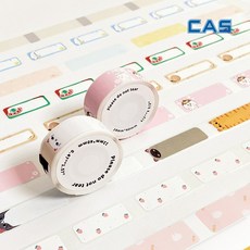 [카스 무선 라벨 프린터] 전용 라벨지 모음 사용모델 [ CNL-D32 / CNL-D35 ], 스퀘어라벨스티커(14x40)