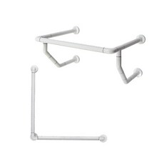 【海夫健康生活館】裕華 ABS抗菌系列 面盆抗菌扶手 L型扶手(T-050B T-111B), 1個