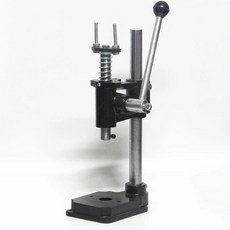 수동 프레스 펀칭기 구멍뚫기 종이 사무용 스탬핑 타공기, 1개, 원형 1개