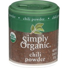 Simply Organic 미니 칠리 파우더 1.7kg(0.60온스), 1.7kg, 1개