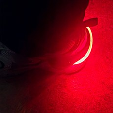 [루네르샵] LED 슈즈 밴드 1P LED밴드 야광밴드 라이트밴드, 핑크