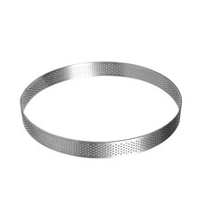 둥근 모양의 케이크 링 무스 링 페이스트리 비스킷 커팅 몰드 베이킹 가젯 스테인리스 스틸 소재 9가지 사이즈, 17