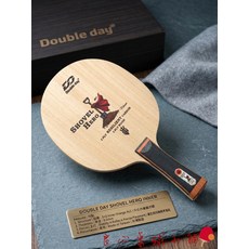DOUBLE DAY HERO INNER 2 PLY RESILIENT CARBON 5 PLY WOOD 乒乓球拍, 1個, 【 Double Day 】 Shovel Hero Inner 內置橘芳碳