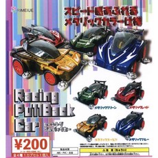 RIMEIUE 迷你四驅車迴力車, 1個, 扭蛋全4款