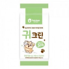 펫크린 귀깨끗 30매, 1개, 1ml