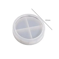 다층 저장 수지 금형 실리콘 상자 에폭시 주조 보석 키 체인 만들기, 02 B