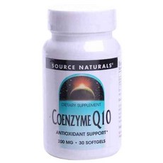 SOURCE NATURALS 無麩質輔酶Q10軟膠囊 200mg, 1入, 30顆