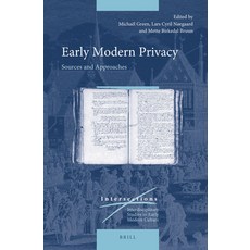 (英文圖書)Early Modern Privacy 精裝版, Brill, 英文
