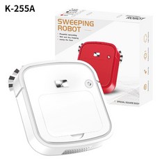 智能掃地機器人 USB 充電 吸塵/掃地/拖地/噴霧/加濕多功能一體機 K-255A, 珍珠白（吸掃拖+噴霧）