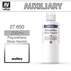 27650 Auxiliary 200ml Polyurethane Gloss Varnish 유광 바니쉬, 1개