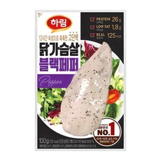 [현대프리마켓] 하림 닭가슴살 블랙페퍼, 100g, 30개