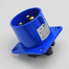 캠핑카 외부전원 파워아울렛 카라반 소켓 박스 플러그 캠핑카부품, 5. 32A 수 커넥터 (3핀), 1개