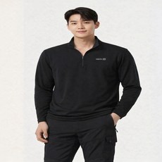 네파 남성 베이직 YJ89 등산 트레이닝 데일리 하프집업 긴팔 티셔츠