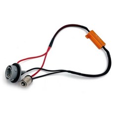 【10W 25W 50W解碼器 含座】50W T20雙芯 汽車LED燈解碼器 單條, 依車種, 50W(含座)1156直角 單條, 不適用