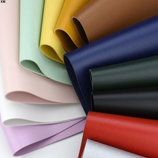 皮革面料 1.8mm厚皮革人造革pvc箱包面料 正面細膩小羊紋 反面經典納帕紋, 紅色,40*130cm, 1個