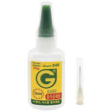 종이 공예용 한지 박스용 순간접착제 본드 50g, 1개