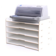 글로아픽 색지 도화지 정리함 색지 선반 트레이 분류 A4 A3, I. 아이보리 5 층