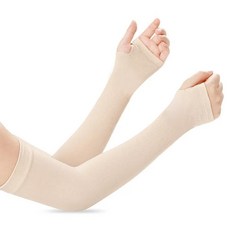 스포츠 팔 압축 슬리브 농구 사이클링 따뜻하게 여름 러닝 보호 배구 선 스크린 밴드, 1개, 색상: 3. 브라운