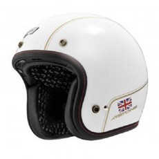 ASTONE SPORSTERII VV70 (白金) 安全帽 復古帽 內襯可拆洗 雙D扣, 1個, XL