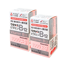 日本渡邊B12膜衣錠60粒/盒, 1個, 60顆