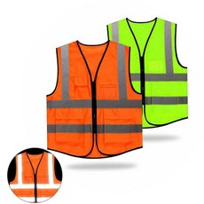건설안전복 WL 포켓형 다용도 안전 반사판 조끼 건설안전용품 3XL 79000EA 1EA, 포켓반사판조끼(형광그린3XL)