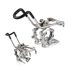 선상받침대 선상 파이프 쌍발 회전 수갑형 낚시대 받침대 거치대, 단품, 혼합색상