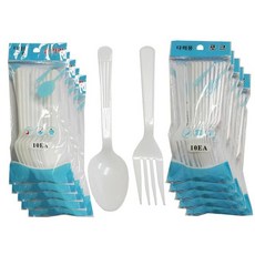 해동 플라스틱 일회용 수저 포크 50개+지알트레이딩Shop, 일회용포크50개
