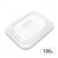 CC 신 1915 전용뚜껑 100개 일회용 배달 포장용기, 1박스