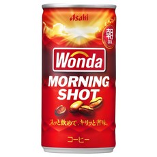 아사히 음료 WONDA(완다) 모닝샷 185g캔×30개입 5664, 1