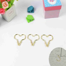 벽후크 스크류 나사고리 천정걸이 후크고리 대형 10개입