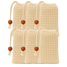 편안가온 풍성한 거품 순면 비누 거품망, 6개