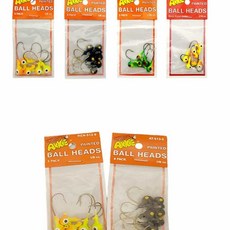 낚시 루어바늘 낚시지그 지그헤드훅, 볼헤드 지그헤드 루어바늘 1/16oz 색상랜덤