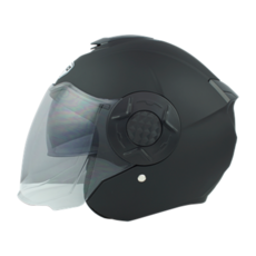 코모6250 작은헬멧 KOMO 6250 소두용 여름헬멧 배달헬멧 출퇴근헬멧 스쿠터 오토바이 헬멧 오픈페이스, XL, 무광블랙