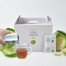 국산 진한 양배추즙 100ml 30포 순수건강원 건강즙 엑기스 과채주스, 30개