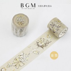 BGM 金箔系列和紙膠帶 花與蝶, 1個