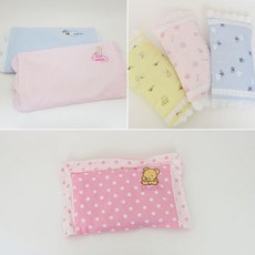 ZP01 신생아 좁쌀 메밀 베개 목쿠션 택1 아기/좁쌀베개, 레이스 메밀 핑크